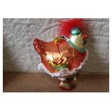 Assorted Christmas Glass Ornaments and Ornament Set