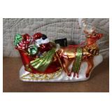 Assorted Christmas Glass Ornaments and Ornament Set