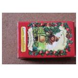 KÃ¤the Wohlfahrt German Christmas Smoker Set with Santa Figures, Forest Backdrop, and Incense Cones