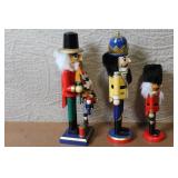 Set of 3 Traditional Wooden Nutcracker Figures