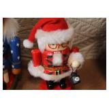 Set of 4 Decorative Wooden Nutcrackers with Unique Costumes