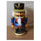 Set of 2 Holiday Nutcracker Figures Including Soldier and Snowman