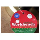 Set of 2 Holiday Nutcracker Figures Including Soldier and Snowman