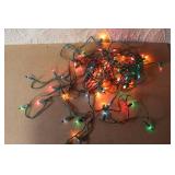 Collection of Assorted Holiday String Lights with Multicolor and White Bulbs