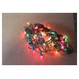 Collection of Assorted Holiday String Lights with Multicolor and White Bulbs