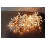 Collection of Assorted Holiday String Lights with Multicolor and White Bulbs