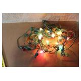 Collection of Assorted Holiday String Lights with Multicolor and White Bulbs