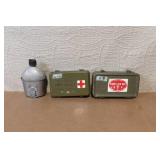 Military First Aid Kits and Canteen Set