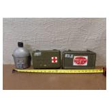 Military First Aid Kits and Canteen Set