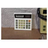 Vintage Calculator Lot with Texas Instruments TI-3000, IMA LC 780, Lee Long Upon & TI Pouch