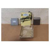 Vintage Calculator Lot with Texas Instruments TI-3000, IMA LC 780, Lee Long Upon & TI Pouch