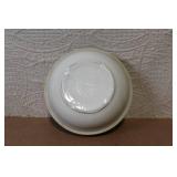 Handmade White Ceramic Bowl 6 Inch Diameter