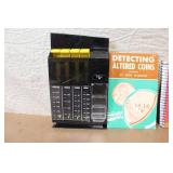Coin Counter and Collectibles Reference Book Lot with Stamp Collecting Guide