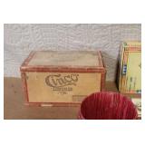 Vintage Cigar Boxes and Collectible Miscellaneous Lot