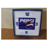 Pepsi Illuminated Wall Clock by Hanover Clocks