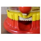 Vintage Ring Ding Clown Plastic Mechanical Bank