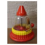 Vintage Ring Ding Clown Plastic Mechanical Bank