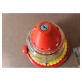 Vintage Ring Ding Clown Plastic Mechanical Bank