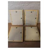Set of 4 Framed Vintage Coca-Cola Advertisement Prints