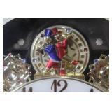 Seiko Melodies in Motion Wall Clock with Rotating Figures and Musical Selection