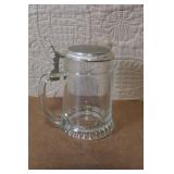 Set of 4 German Beer Steins with Pewter Lids Assorted Designs