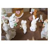 Collection of Vintage Bunny and Animal Figurines