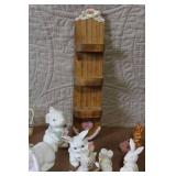 Collection of Vintage Bunny and Animal Figurines