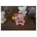 Collection of Miniature Animal Figurines, Angels, Bears, and Trinkets
