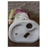 Collection of 10 Colorful Clown Figurines with Porcelain and Marble Accents