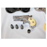 Vintage Toy Cap Guns, Binoculars, and Accessories Set
