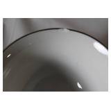 Gemini Fine China Dinnerware Set Made in Japan, Black and Silver Trim