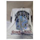 Dallas Cowboys Super Bowl XXVII Rose Bowl Sweatshirt Size One