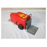 Ny-Lint Toys Vintage Red Tin Wind-Up Lift Truck