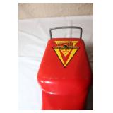 Ny-Lint Toys Vintage Red Tin Wind-Up Lift Truck