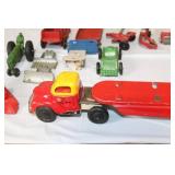 Vintage Toy Trucks and Tractor Collection with Original Boxes and Accessories