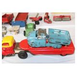 Vintage Toy Trucks and Tractor Collection with Original Boxes and Accessories