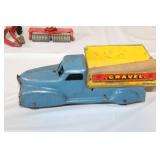 Vintage Toy Trucks and Tractor Collection with Original Boxes and Accessories