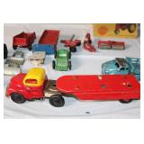 Vintage Toy Trucks and Tractor Collection with Original Boxes and Accessories