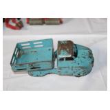 Vintage Toy Trucks and Tractor Collection with Original Boxes and Accessories