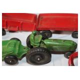Vintage Toy Trucks and Tractor Collection with Original Boxes and Accessories