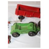 Vintage Toy Trucks and Tractor Collection with Original Boxes and Accessories