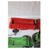 Vintage Toy Trucks and Tractor Collection with Original Boxes and Accessories