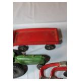 Vintage Toy Trucks and Tractor Collection with Original Boxes and Accessories