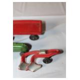 Vintage Toy Trucks and Tractor Collection with Original Boxes and Accessories