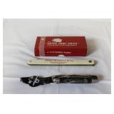 Collection of 3 Pocket Knives - Victorinox Swiss Army Camping, John Morrell & Co., Hopalong Cassidy