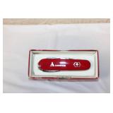 Collection of 3 Pocket Knives - Victorinox Swiss Army Camping, John Morrell & Co., Hopalong Cassidy