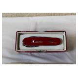 Collection of 3 Pocket Knives - Victorinox Swiss Army Camping, John Morrell & Co., Hopalong Cassidy