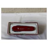 Collection of 3 Pocket Knives - Victorinox Swiss Army Camping, John Morrell & Co., Hopalong Cassidy