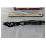 Collection of 3 Pocket Knives - Victorinox Swiss Army Camping, John Morrell & Co., Hopalong Cassidy