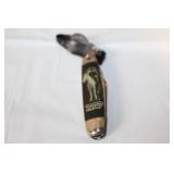 Collection of 3 Pocket Knives - Victorinox Swiss Army Camping, John Morrell & Co., Hopalong Cassidy